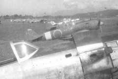 Ki84-104Sentai-NakajimaFactoryAFB-Japan-Aug1945-46
