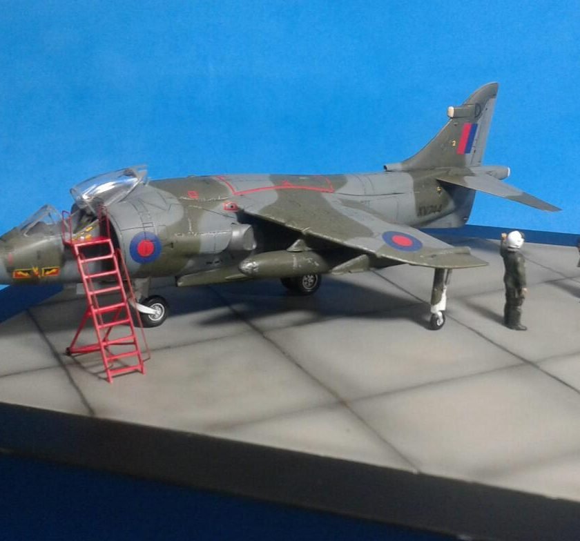 Artigo do Leitor – 1/72 Harrier GR-3 Falkland